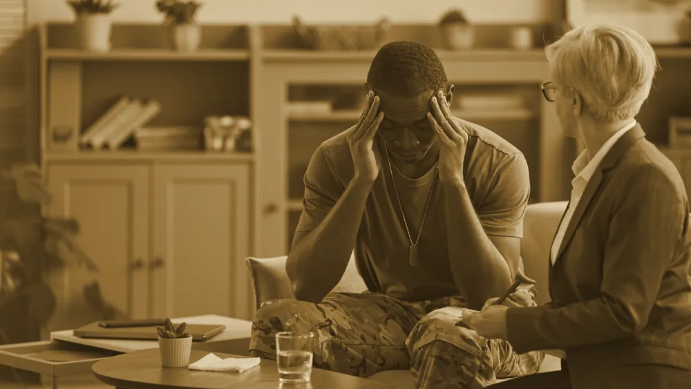 A person consulting with a professional legal advisor across a desk